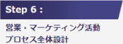 Step6:営業・マーケティング活動プロセス全体設計