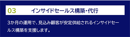 03　インサイドセールス構築・代行