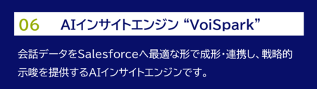 06　AIインサイトエンジン"VoiSpark"