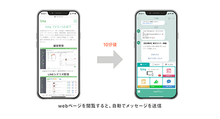 コンバージョン計測機能の画面イメージ